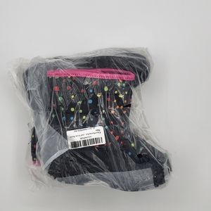 New K KomForme Kids Girls Ankle Warm Fur Lined Outdoor Snow Winter boots 8